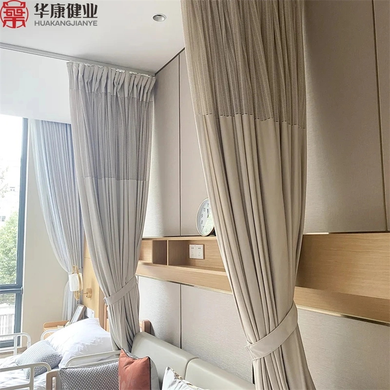 Medical Clinic Hospital Bed Partition Curtain Accessories Natural Soft Cotton Fabric