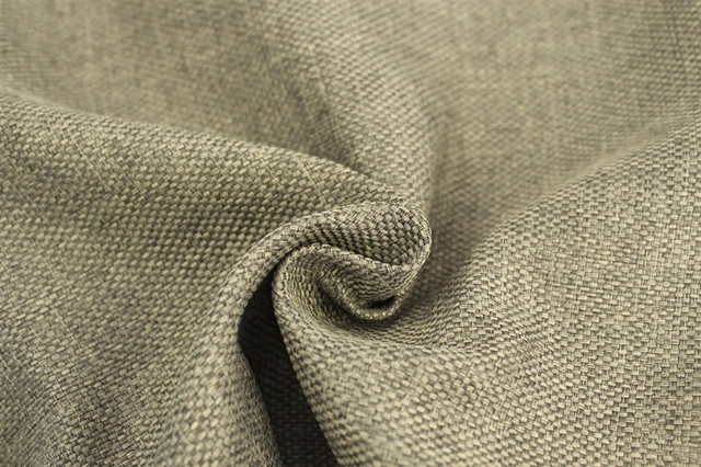 Fireproof Polyester Imitation Linen Blackout Curtain Fabric for Hotel