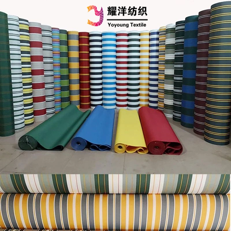 Cheap Solution Yarn Dyed Polyester Awning Fabric for Sunshade