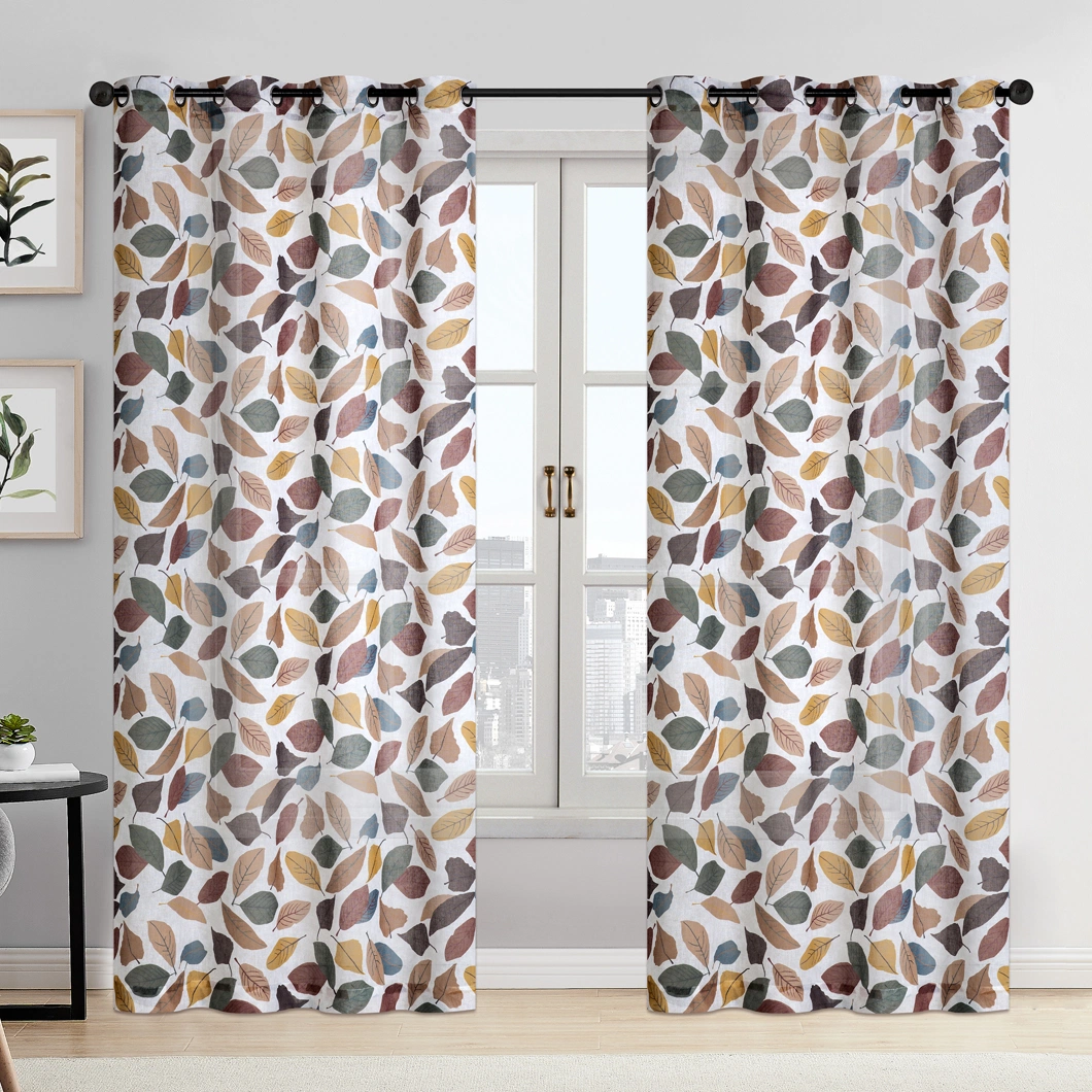 China Home Tulle Window Panel Curtains Hotel Blinds for The Living Room Bedroom Window Blackout