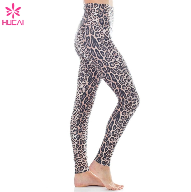 Wholesale Sexy Custom Print Women Nylon Yoga Zebra Leggings