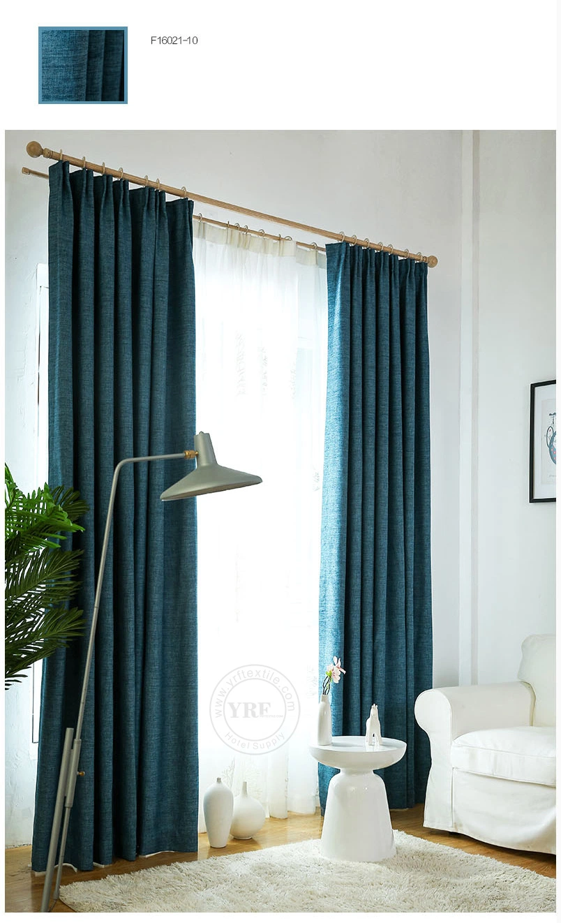 Factory Supply Fashion Style 85-90% Curtain Blackout Roller Blind for Motel Room