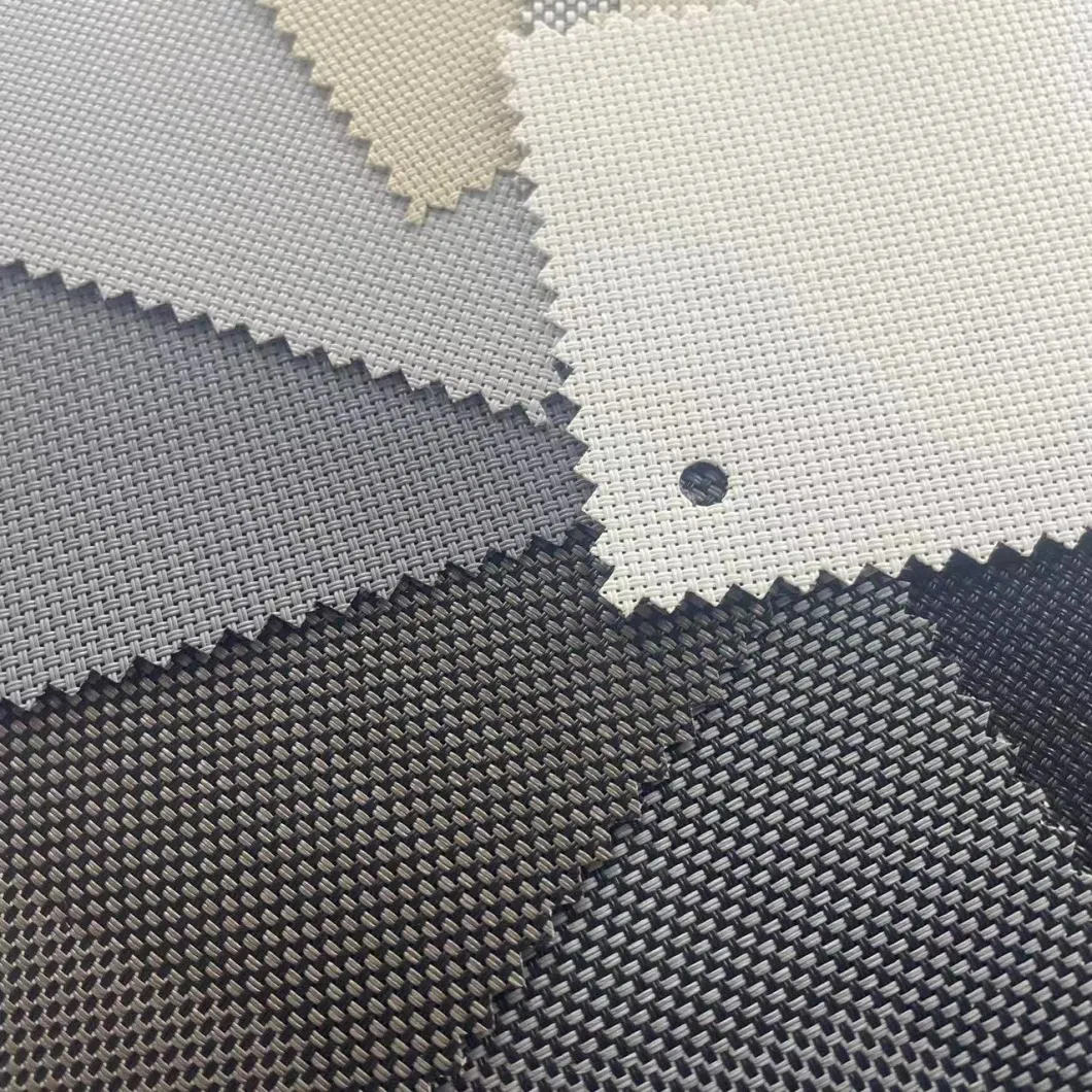 Outdoor Retardant Polyester Waterproof Material Persianas Roller Blinds Translucent Sunscreen Fabric