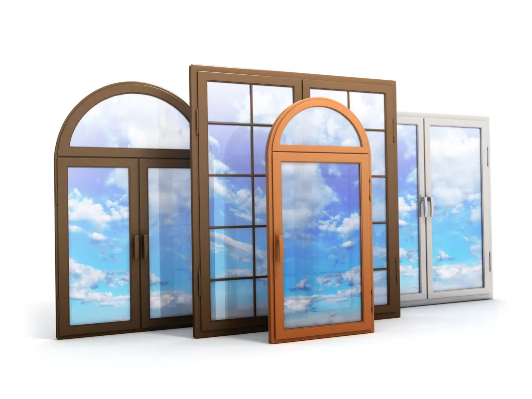 Personalized Cheap Large Triple Pane Glass Window Casement House Building Material Blinds for Windows Building Construction PVC Door UPVC Casement Windows