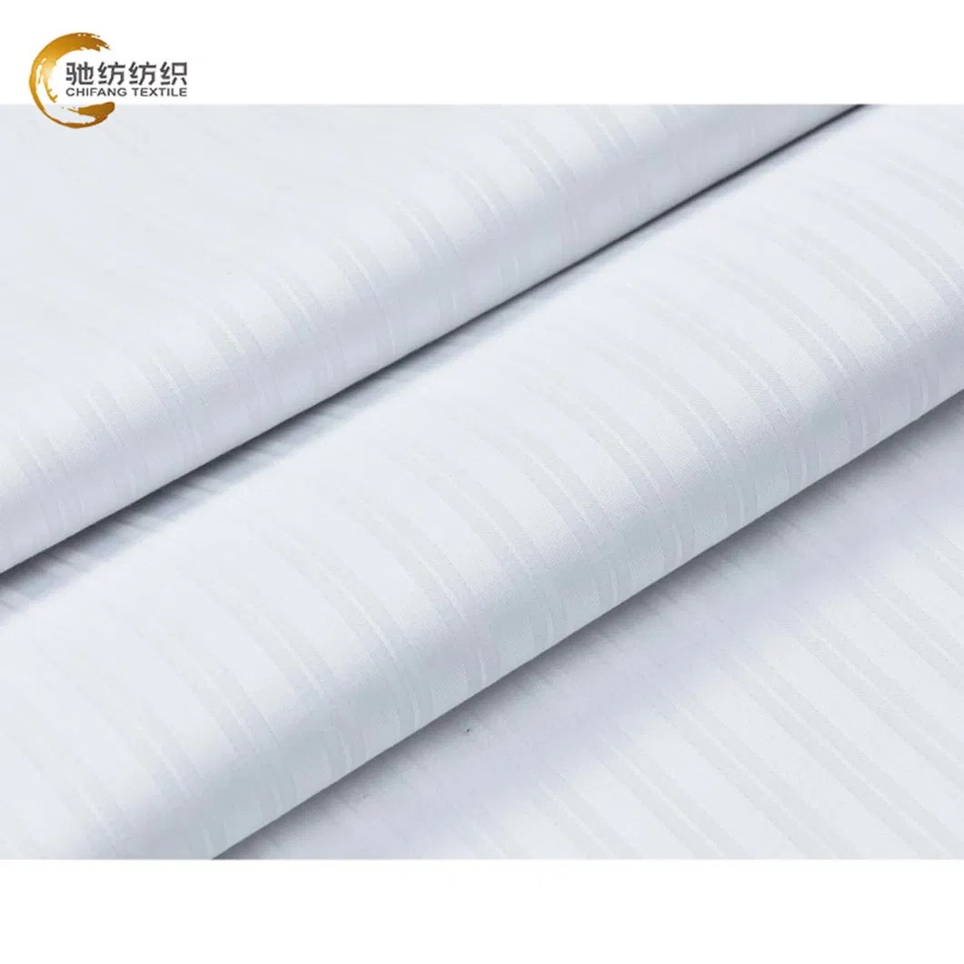 200tc Hotel Bedding Fabric 50%Cotton 50%Polyester 40s Percale White Fabric in Roll Extra Wide Fabric for Bedding/Poly Cotton Fabric