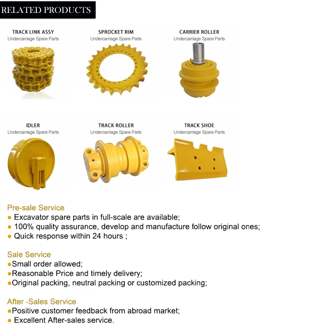 Dozer Undercarriage Parts D6c Carrier Roller for Caterpillar