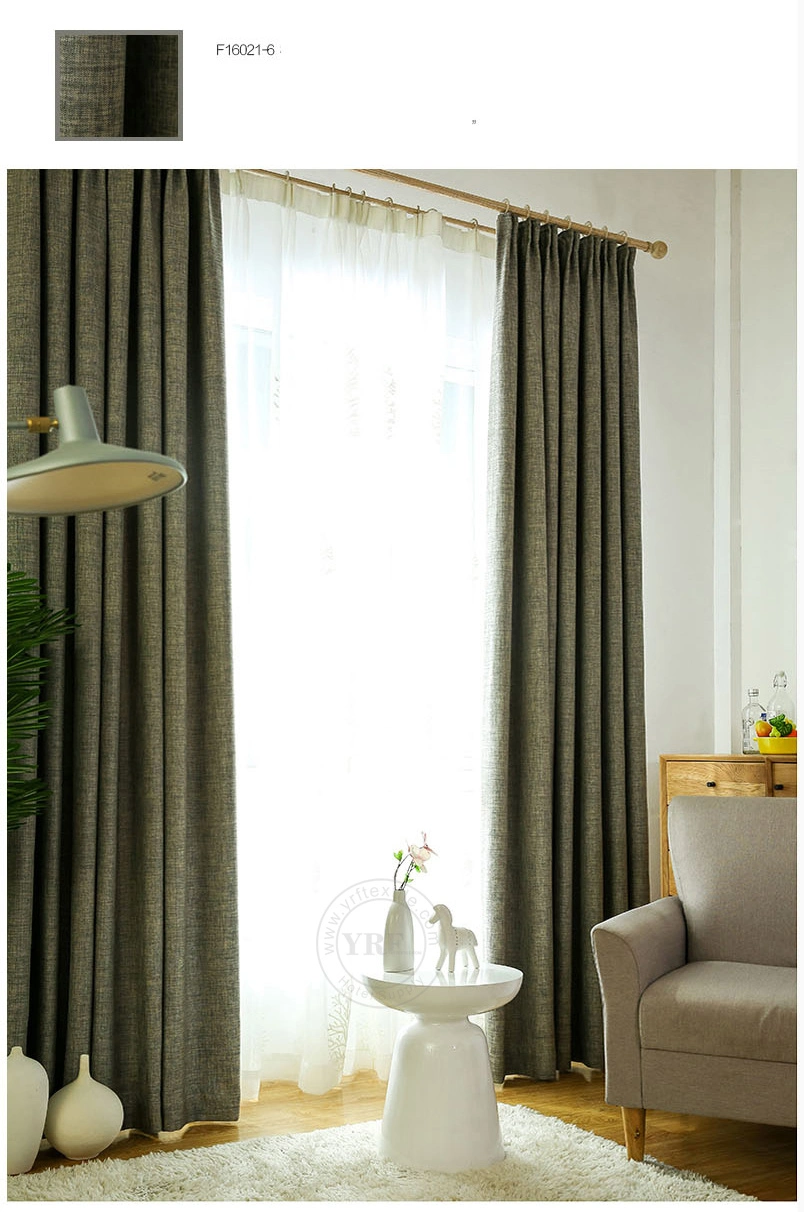 Factory Supply Fashion Style 85-90% Curtain Blackout Roller Blind for Motel Room