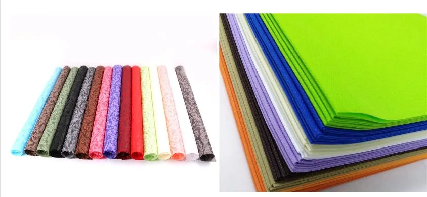 Practical Environmentally Friendly Polyester Non Woven Inter Lining Fabrics Rolls for Bag Production