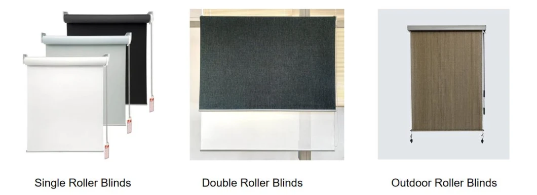 Modern Design Sunscreen Shades Custom Roller Blinds Window Curtain