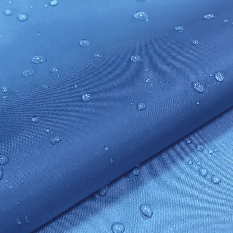 100%Polyester Fabric Raincoat Waterproof PVC Coating 190t Taffeta Fabric for Clothing Textile