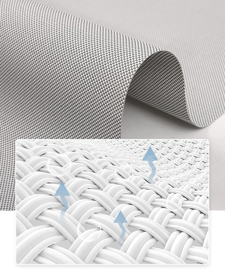 5% Crude Fiber Openness Sunscreen Fabric for Roller Blinds Roller Shade PVC Screen 70% PVC and 30% Polyester