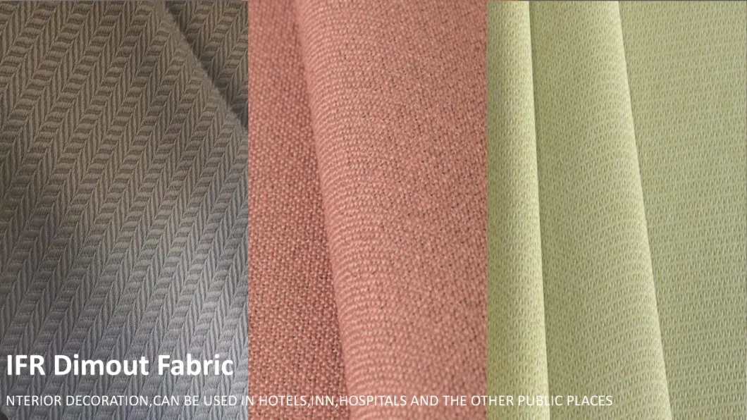 100% Polyester China Superior Quality Cheap Flame Retardant Fire Retardant Blackout Fabric for Curtain Fabric Bedroom