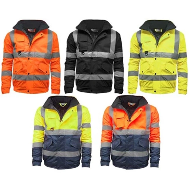 CVC Polycotton Water Repellent Fabric 80%Cotton 20%Polyester Twill Fluorescent Yellow and Orange En20471 for Reflective Safety Coverall and Workwears