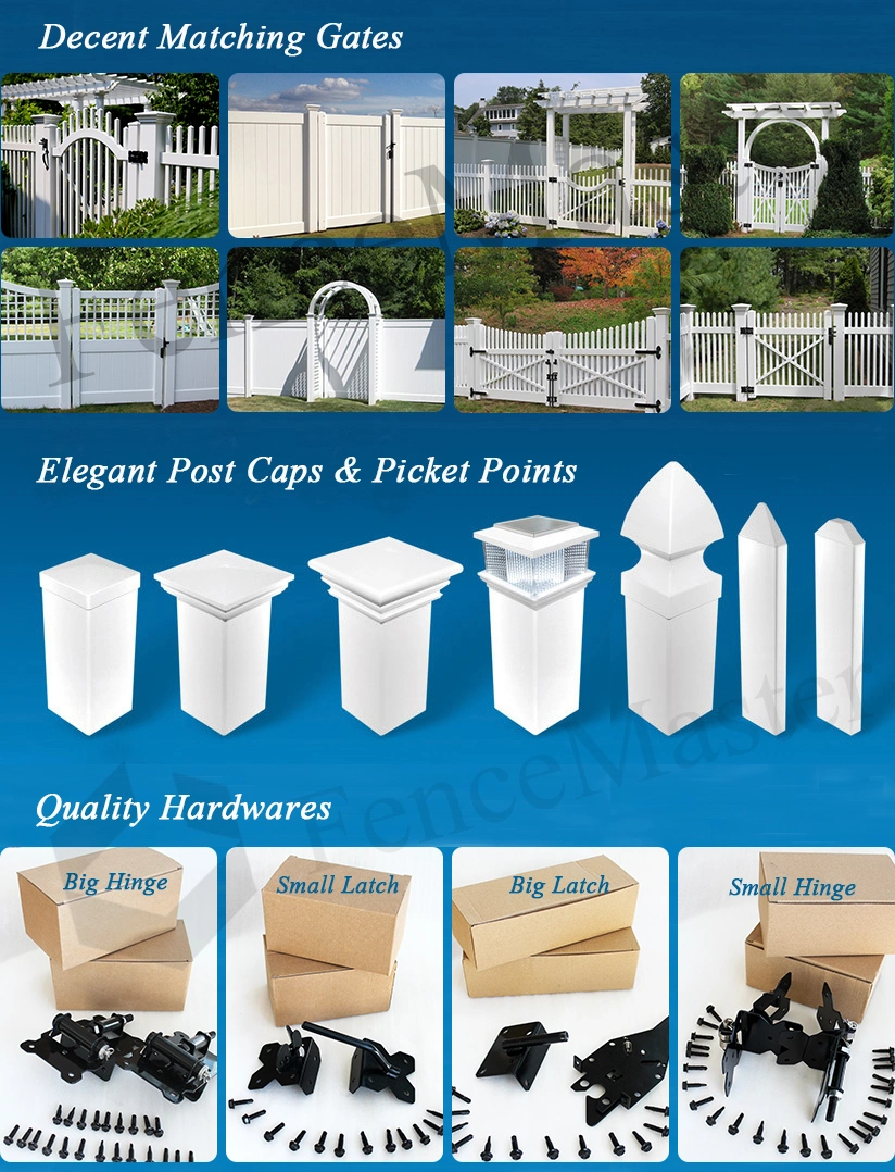 Vinyl Fences, PVC Semi Privacy Fences, Plastic Semi Privacy Fences Garden Pool House Outdoor PVC Lattice Fence Panel