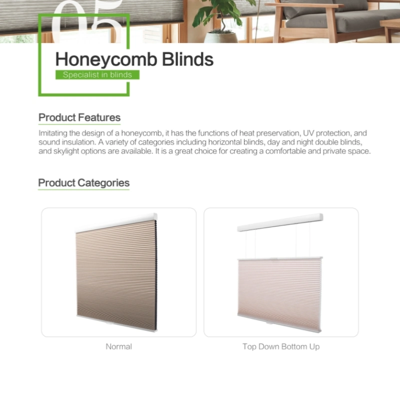 Solar Honeycomb Blinds Roller Blinds