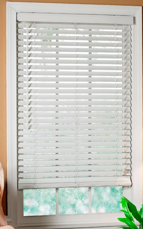 Interior Window 50mm Corded Faux Wood Venetian Blind