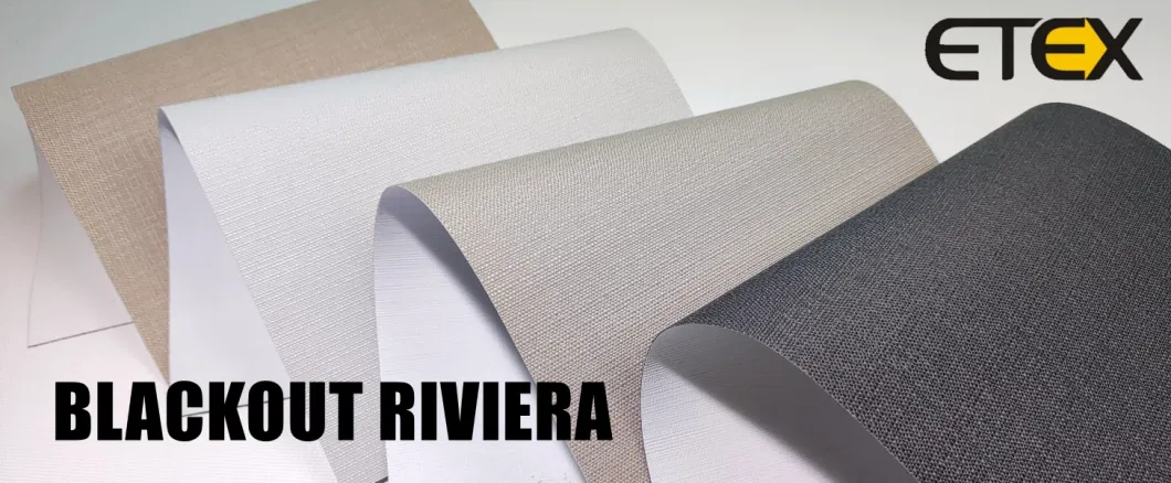 100% Blackout Roller Window Shades, Window Blinds Polyester Fabric Cortinas Corded Roll Persianas
