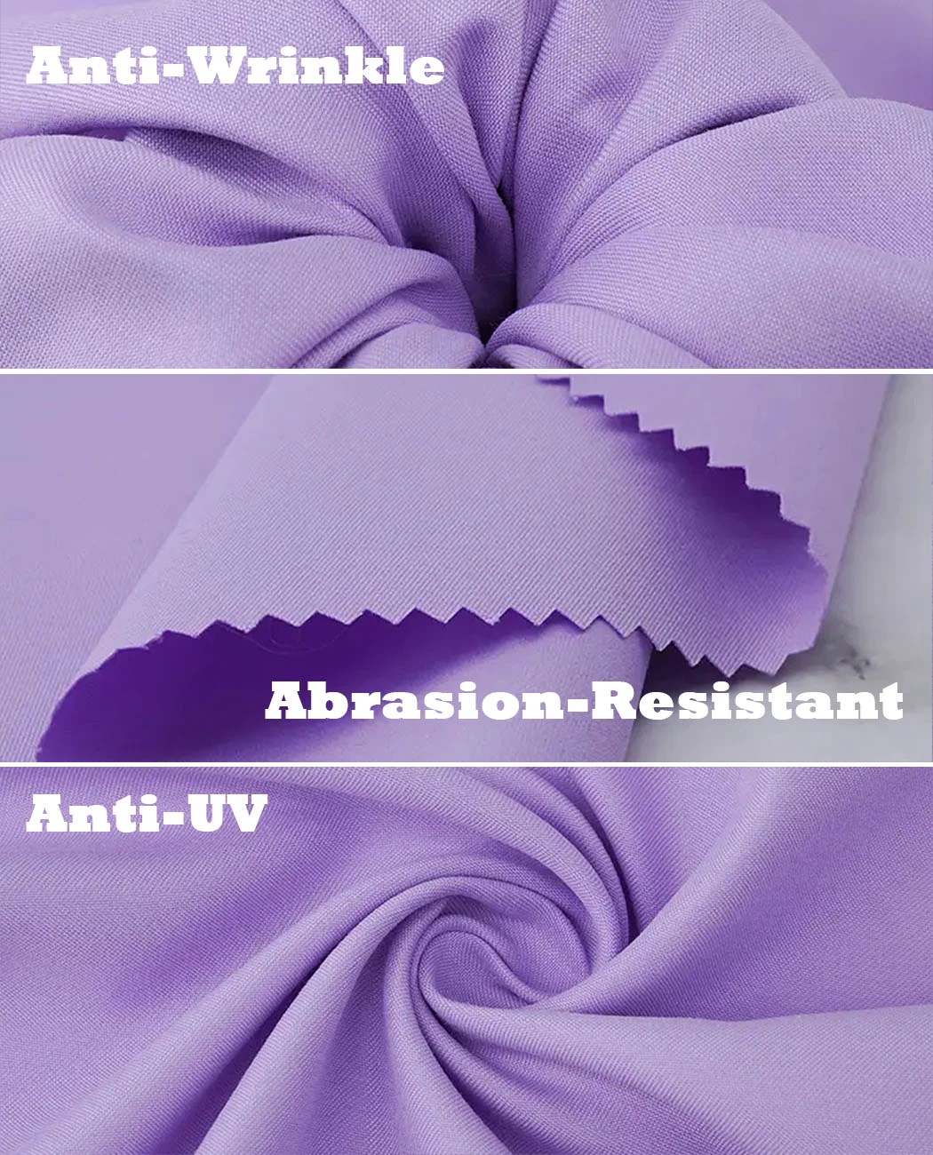 Solid Dyed Accordion Pleats 100% Polyester Pleated Chiffon Fabric for Dress