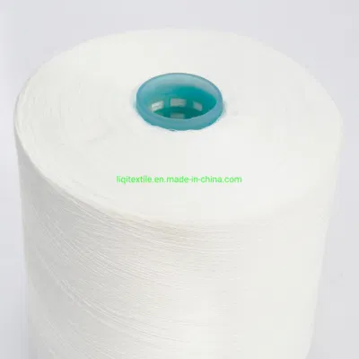  100% poliestere filati di cotone grezzo
