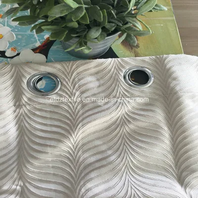 100% poliestere ritiro all&prime;ingrosso tessuto jacquard tendina per finestre