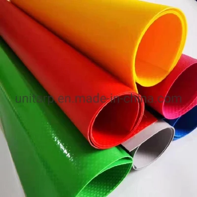  500 GSM 550GSM 3 metri di larghezza impermeabile rivestito in PVC telone Tessuto per scaffali esterni