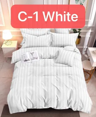  Tessuto in microfibra a righe in poliestere goffrato bianco DA 100 G/M2 per Set di biancheria da letto