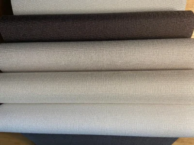 100% poliestere tende a rullo oscuranti per interni, tessuti in PVC