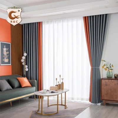 Fornitore Blackout Tenda tessuto China Ready Made 100% poliestere Hotel Tenda