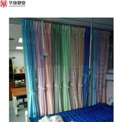 Tendina personalizzata per il letto dell&prime;ospedale con guida a U e I Polo V.