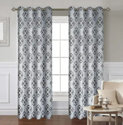 Moderni rivestimenti per finestre in poliestere pesante, eleganti tende oscuranti per il soggiorno in camera Jacquard