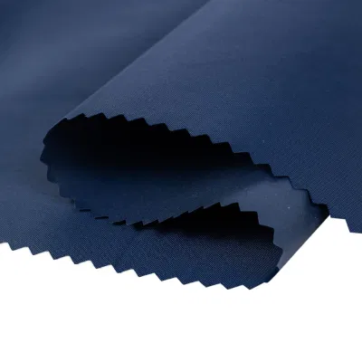  Nylon nero 70d normale ecologico impermeabile poliestere rivestito trasparente in PU Tessuto funzionale per giacca per borse da abbigliamento