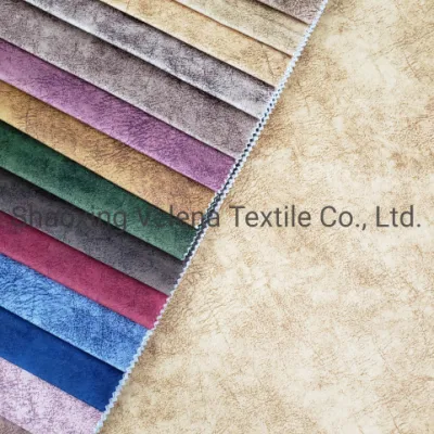  Mosca Soft Dubai tessuto 100% poliestere Holland Velvet tintura con Tappezzeria a stampa divano arredamento Home tessuto tessile
