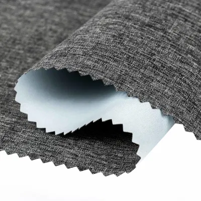  150d 100% poliestere riciclato semplice impermeabile PU traspirante Tessuto tessuto morbido tessuto tessile per abbigliamento giacca Active wear down proof