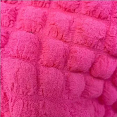  100% poliestere doppio strato tessuto jacquard Diamond Wave per abito