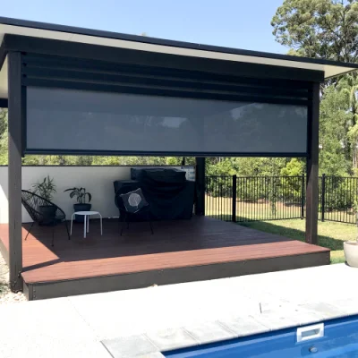  5%/3%/1% apertura parasole tenda a rullo in tessuto