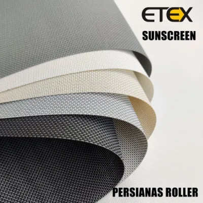 Commercio all&prime;ingrosso 30% poliestere 70% PVC crema solare tessuto non vedenti in media 5%