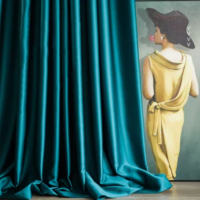  Tende parasole all&prime;ingrosso Camera da letto Tribute Brocade Imitazione soggiorno in seta Tende parasole
