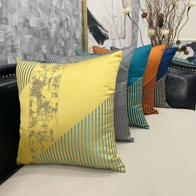  2022 cuscino di lusso per la casa in tessuto jacquard satinato di alta qualità Cuscino per moderni uffici in camera d&prime;albergo