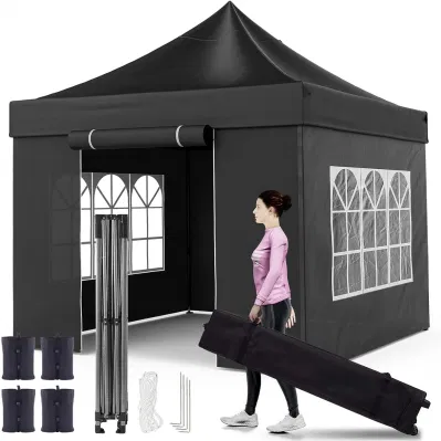  Copertura in tessuto blu Tenda automatica con gazebo festa con chiesa Finestra