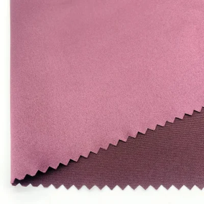 Design all&prime;avanguardia 100% poliestere Pongee solido pieghettato lucido satinato lucido Tessuto satinato per abito