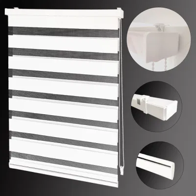  Profilo in PVC per telone a tendina con rullo per finestra a tendina Zebra Produzione OEM