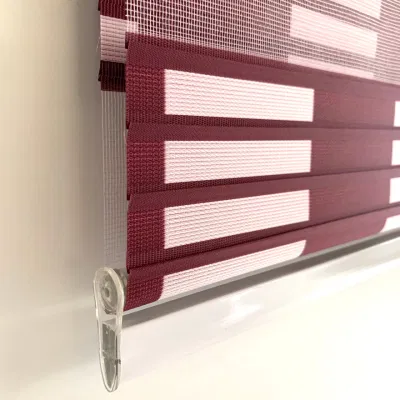 Vendita all&prime;ingrosso Zebra rotolo di tessuto cieco per tende a rullo 100% poliestere Tendina parasole