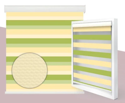Tende ZEBRA 100% tessuto poliestere Tende manuali a rullo semi-oscuranti per Canada