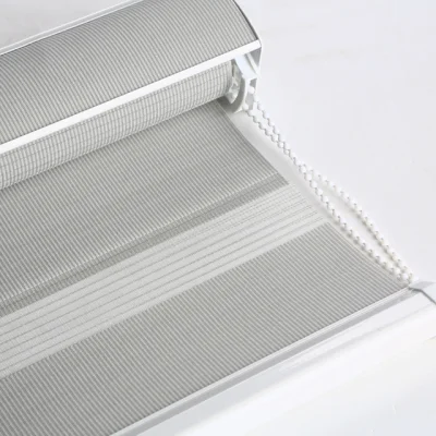 Tende ZEBRA 100% tessuto poliestere Tende manuali a rullo semi-oscuranti per Canada