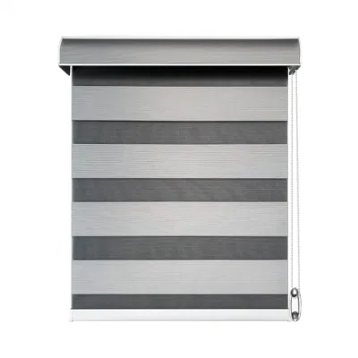 Cortinas De Persiana De Cebra rullo per finestra con ombra nera Zebra Tendine