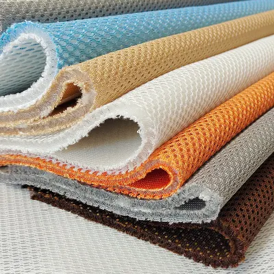  Porcellana fabbrica riciclata 10 mm 15 mm 20 mm peso pesante maglia Warp rinforzo 3s 100% poliestere 3D Air spaziatore Sandwich spessore supporto Tessuto a rete per materasso