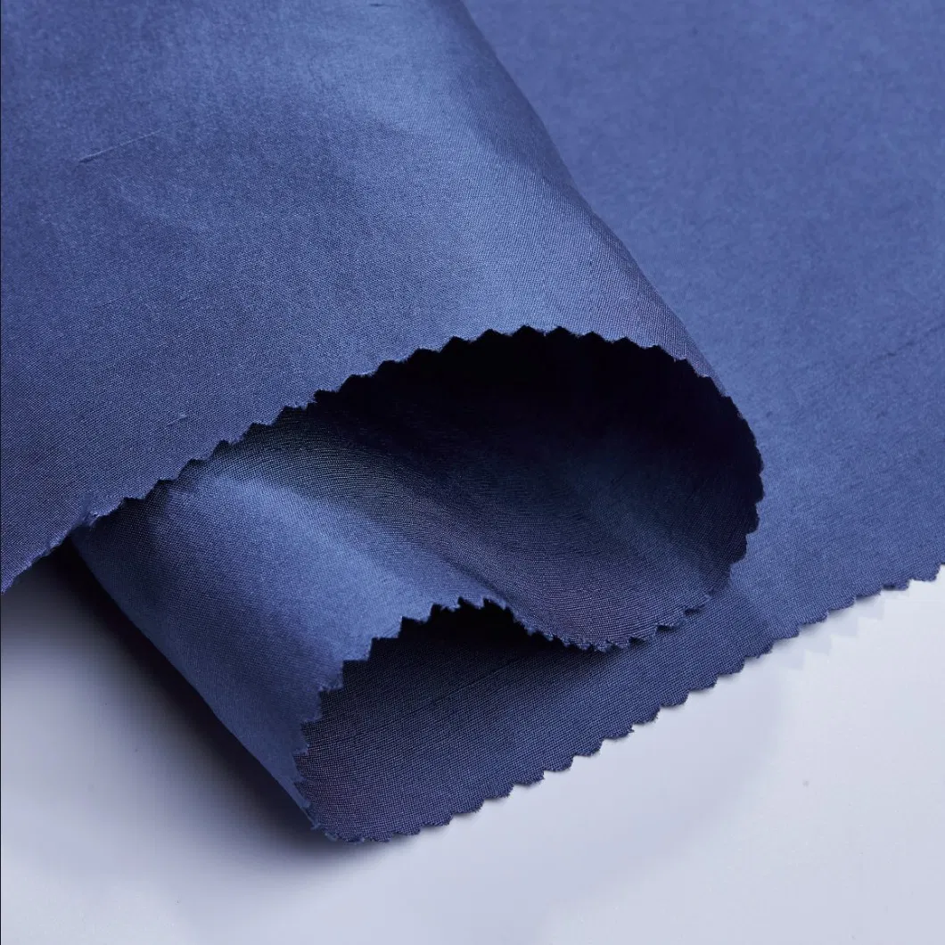 Premium Quality Oeko 100 Standard Free Sample 100%Mulberry Silk Doupion Shantung Woven Fabric for Jacket and Pants in Autumn and Winter