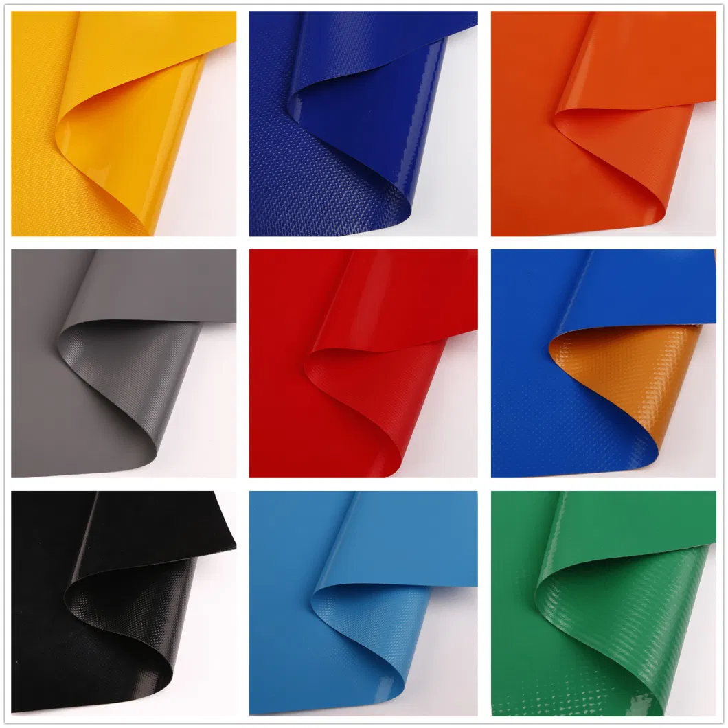 100% Waterproof Antil-UV Polyester PVC Tarp Coated Tarpaulin Fabric Roll