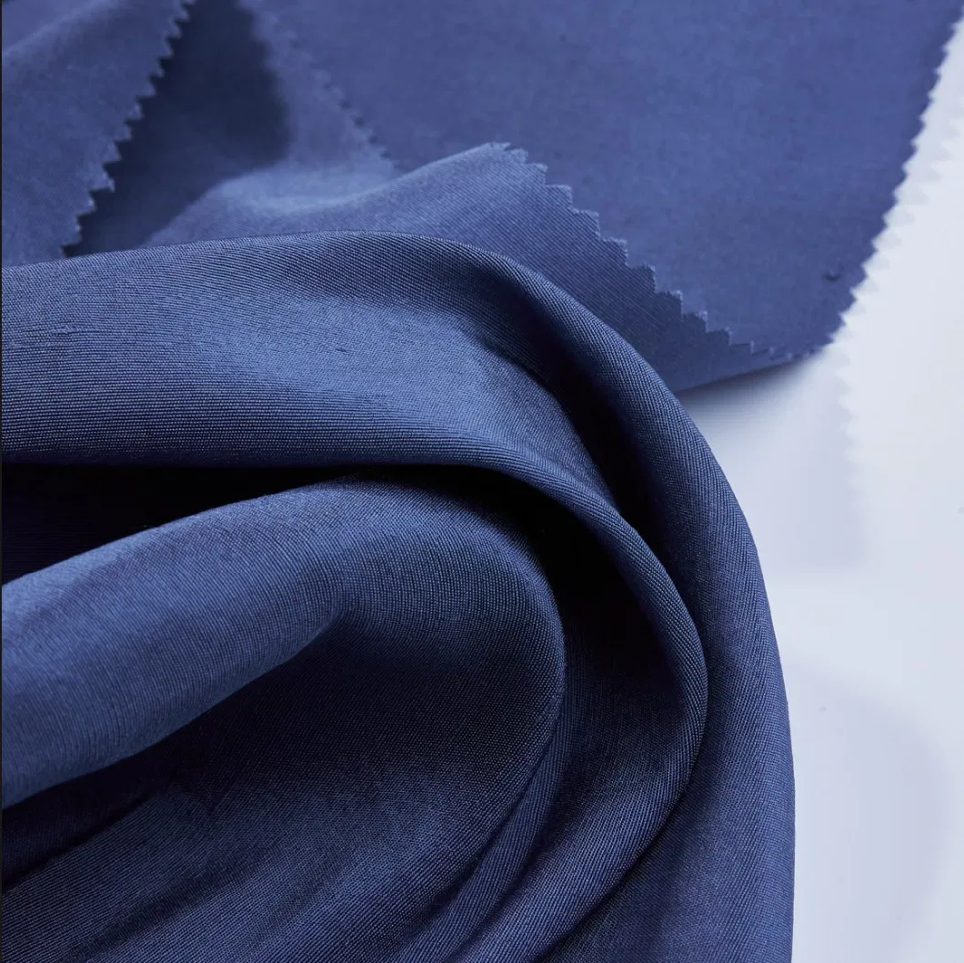 Premium Quality Oeko 100 Standard Free Sample 100%Mulberry Silk Doupion Shantung Woven Fabric for Jacket and Pants in Autumn and Winter