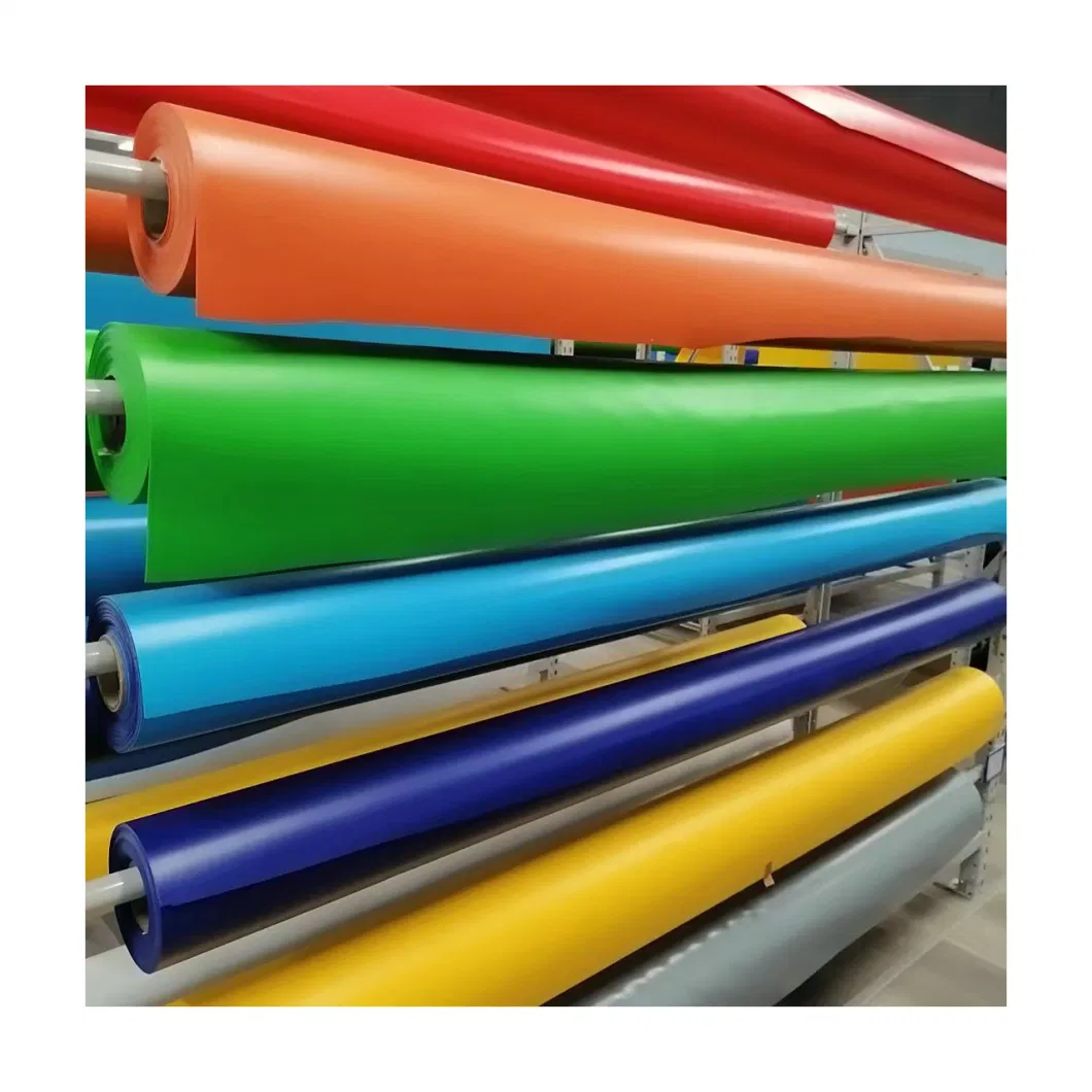 Sijiatex Colorful PVC Coated Fabric High Speed Roller Shutter Door Roll up Tarpaulin